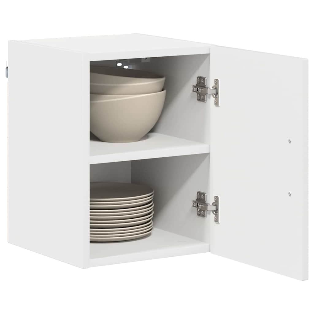Kitchen Wall Cabinet with Door High Gloss White 30 x 31 x 40 cm