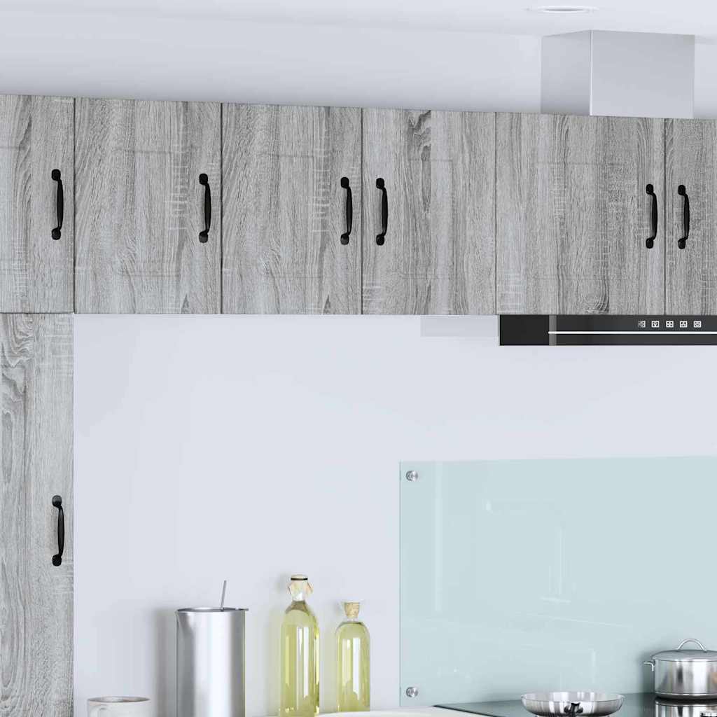 Kitchen Wall Cabinet with Shelf Grey Sonoma 30 x 31 x 40 cm