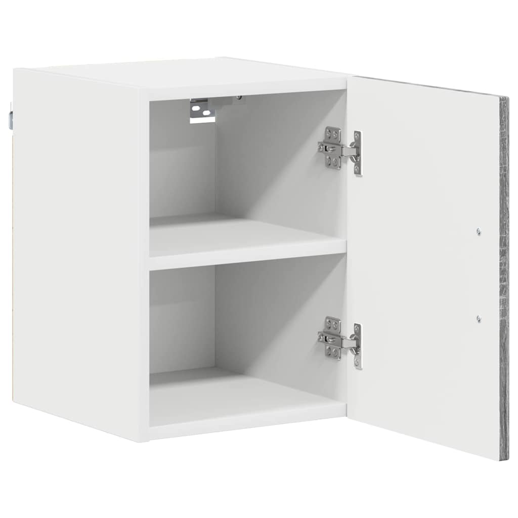 Kitchen Wall Cabinet with Shelf Grey Sonoma 30 x 31 x 40 cm