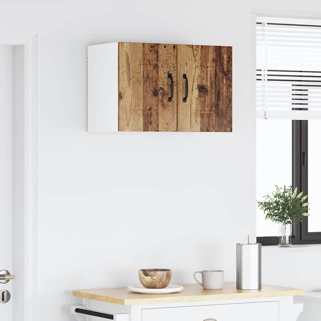 Kitchen Wall Cabinet with Shelf 2 pcs Old Wood 30 x 31 x 40 cm