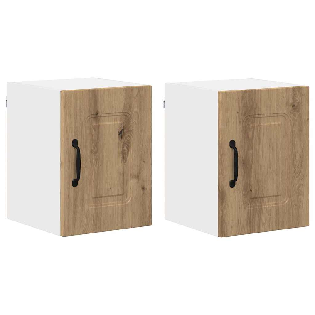 Kitchen Wall Cabinet 2 pcs Artisan Oak 30 x 31 x 40 cm