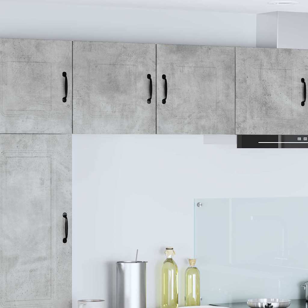 Kitchen Wall Cabinet 2 pcs Concrete Grey 40 x 31 x 40 cm