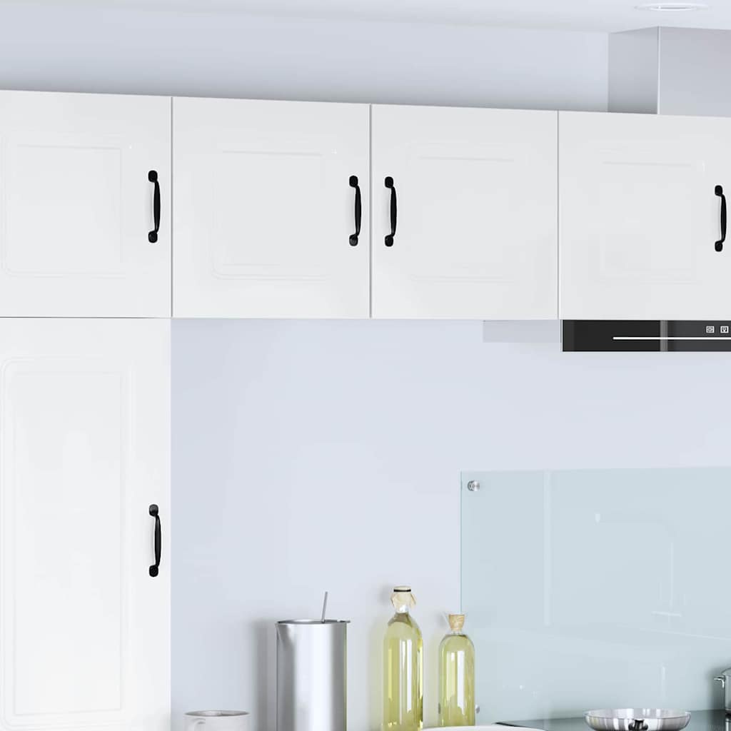 Kitchen Wall Cabinet 2 pcs High Gloss White 40 x 31 x 40 cm