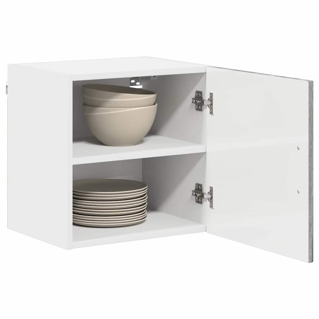 Kitchen Wall Cabinet with Shelf Grey Sonoma 40 x 31 x 40 cm