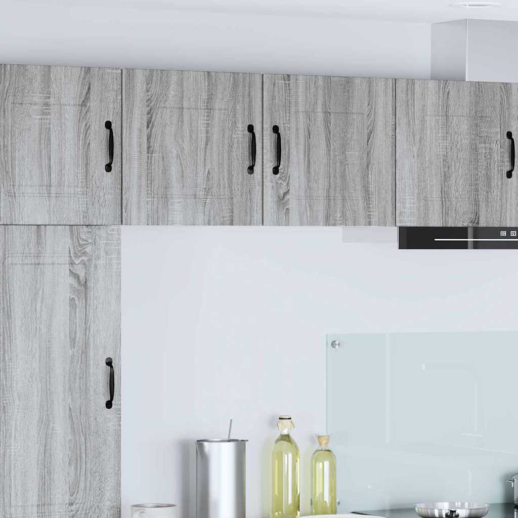 Kitchen Wall Cabinet 2 pcs Grey Sonoma 40 x 31 x 40 cm