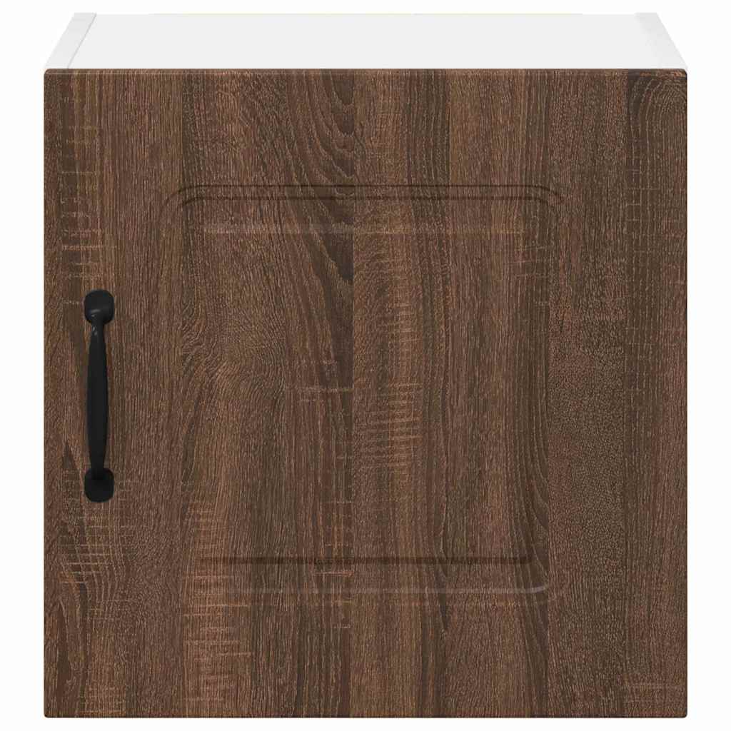 Kitchen Wall Cabinet with Shelf 2 pcs Brown Oak 40 x 31 x 40 cm