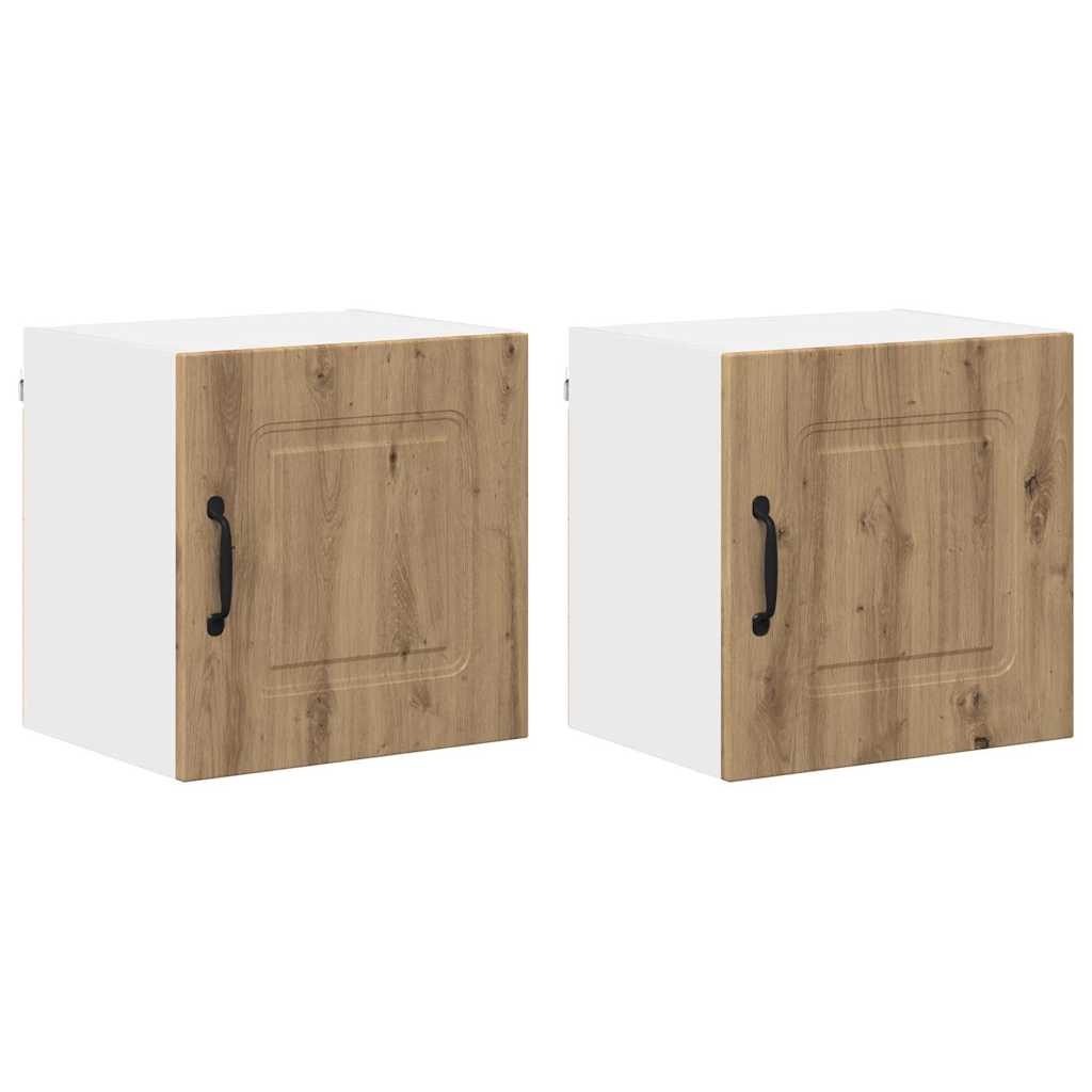 Kitchen Wall Cabinet 2 pcs Artisan Oak 40 x 31 x 40 cm