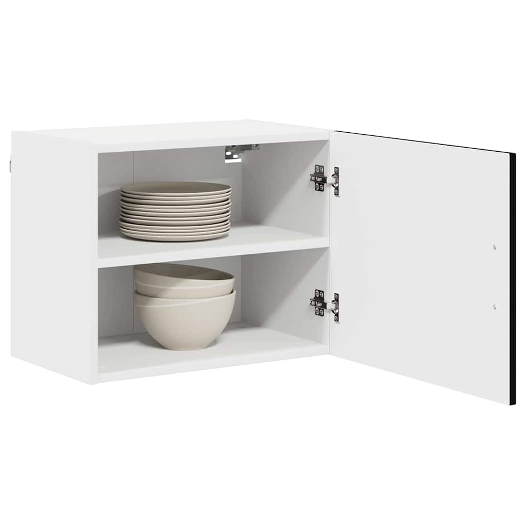Kitchen Wall Cabinet with Shelf 2 pcs Black 50 x 31 x 40 cm
