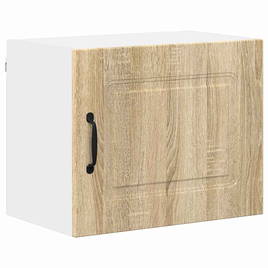Kitchen Wall Cabinet with Door 2 pcs Sonoma Oak 50 x 31 x 40 cm
