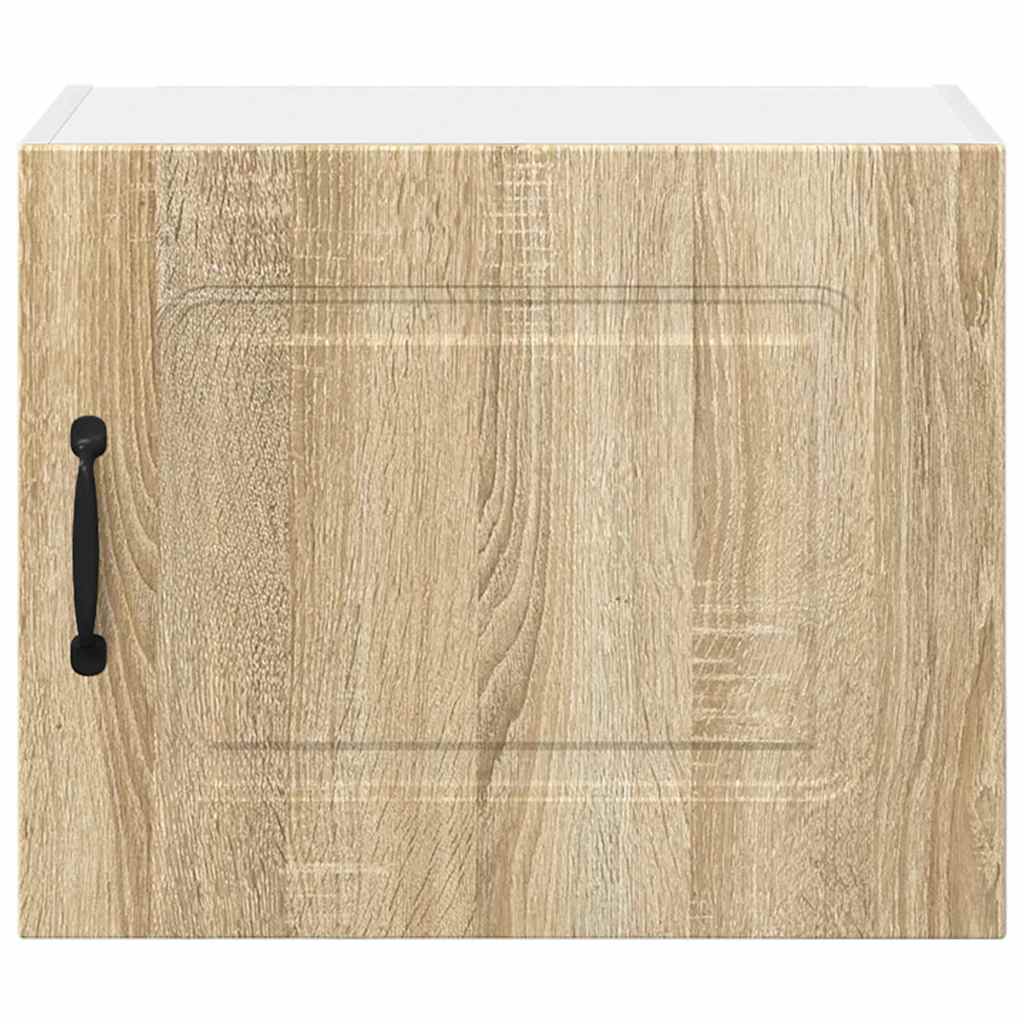 Kitchen Wall Cabinet with Door 2 pcs Sonoma Oak 50 x 31 x 40 cm