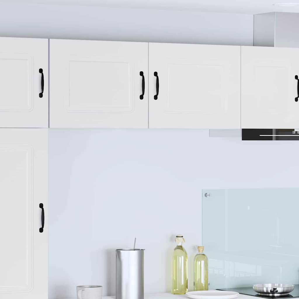 Kitchen Wall Cabinet 2 pcs High Gloss White 50 x 31 x 40 cm