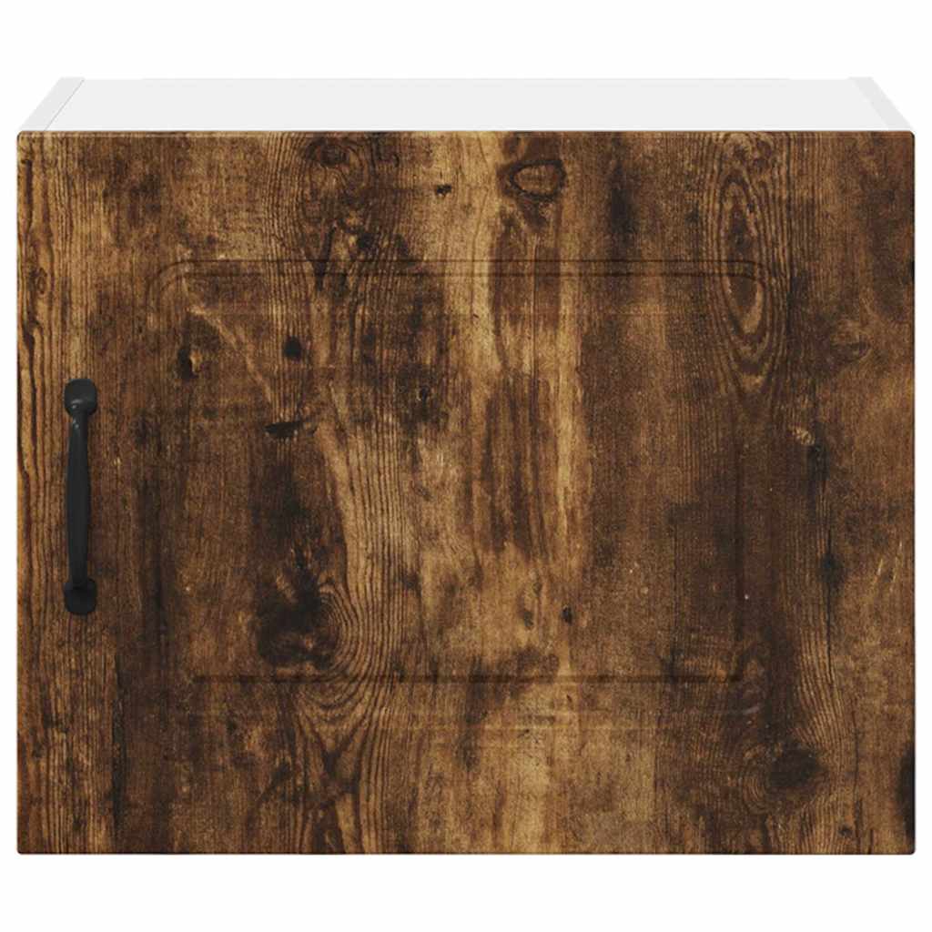 Kitchen Wall Cabinet with Door 2 pcs Smoked Oak 50 x 31 x 40 cm