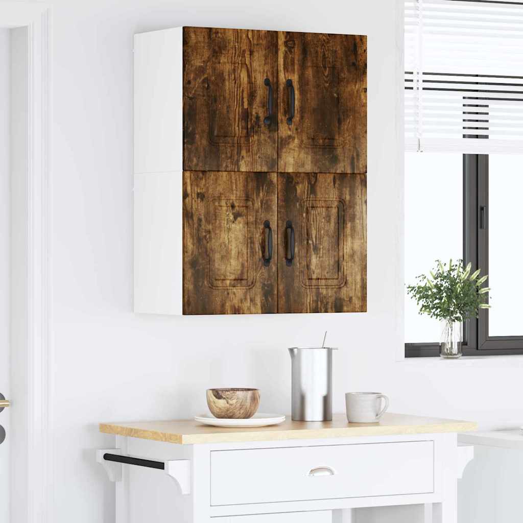 Kitchen Wall Cabinet Smoked Oak 60 x 31 x 40 cm Engineered Wood