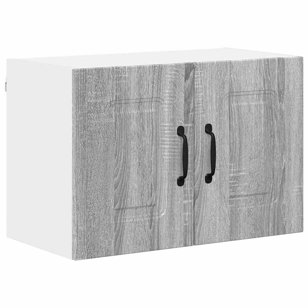Kitchen Wall Cabinet 2 pcs Grey Sonoma 60 x 31 x 40 cm