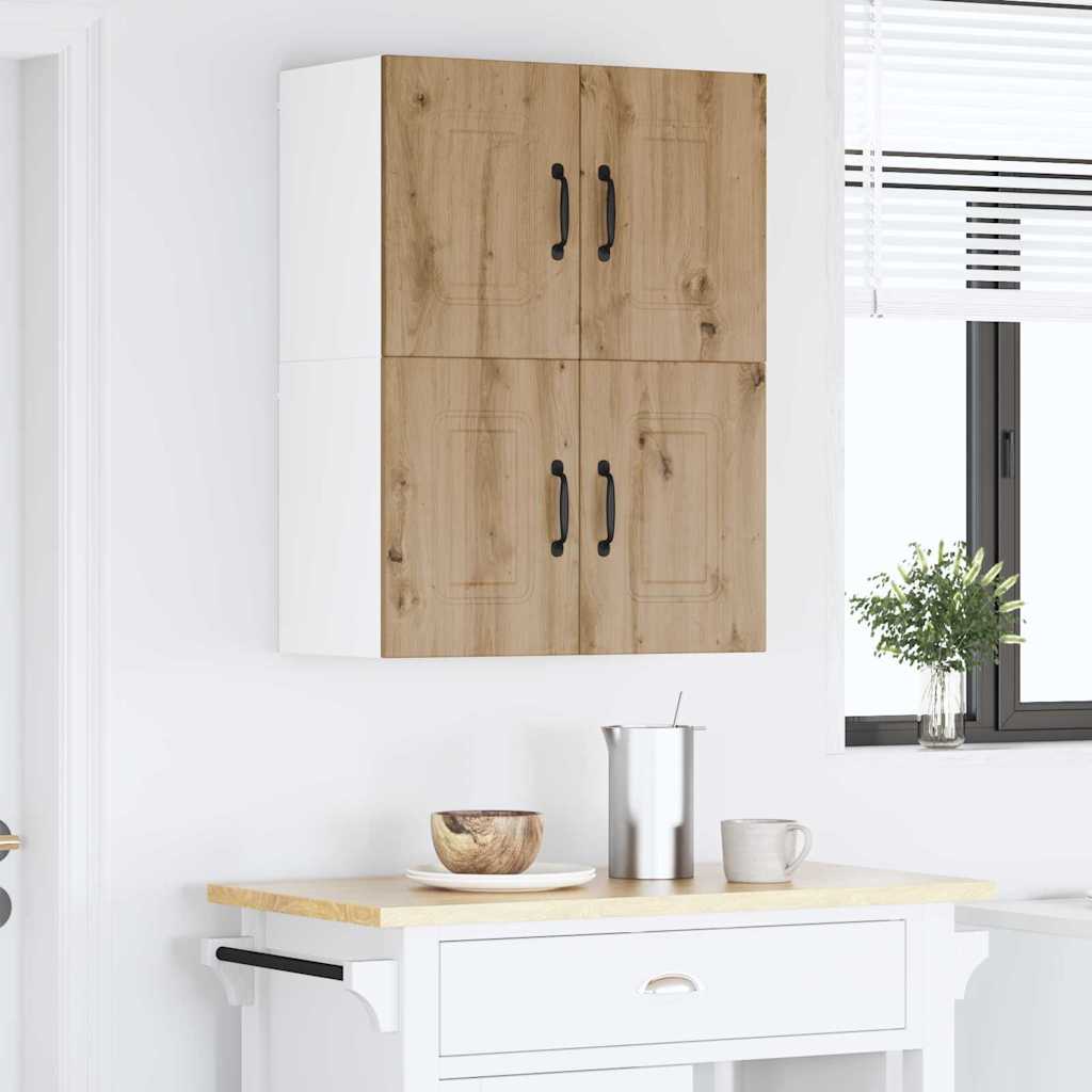 Kitchen Wall Cabinet with Shelf Artisan Oak 60 x 31 x 40 cm