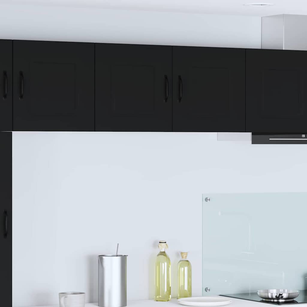 Kitchen Wall Cabinet Black 80 x 31 x 40 cm Engineered Wood
