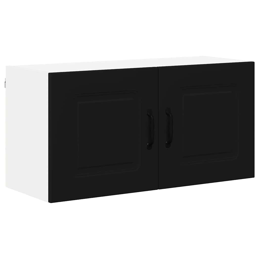 Kitchen Wall Cabinet Black 80 x 31 x 40 cm Engineered Wood