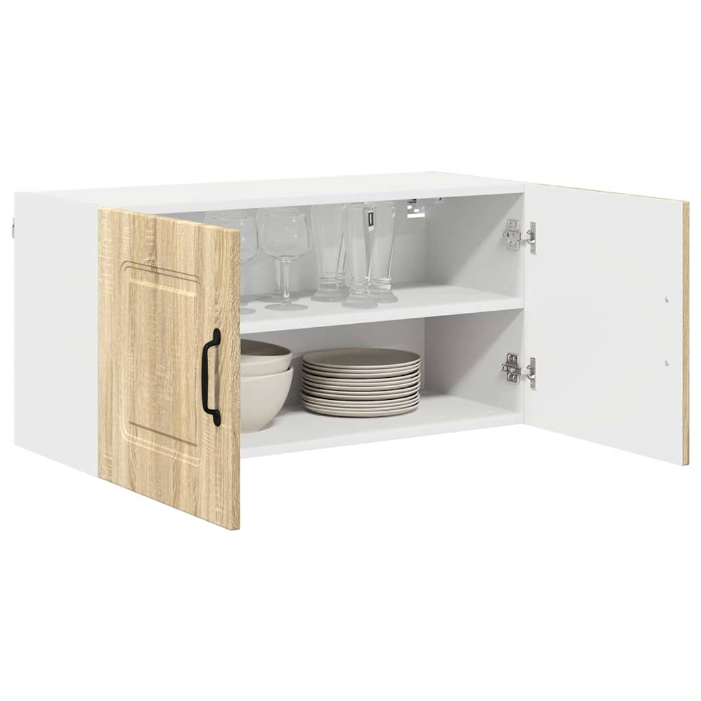 Kitchen Wall Cabinet Sonoma Oak 80 x 31 x 40 cm Engineered Wood