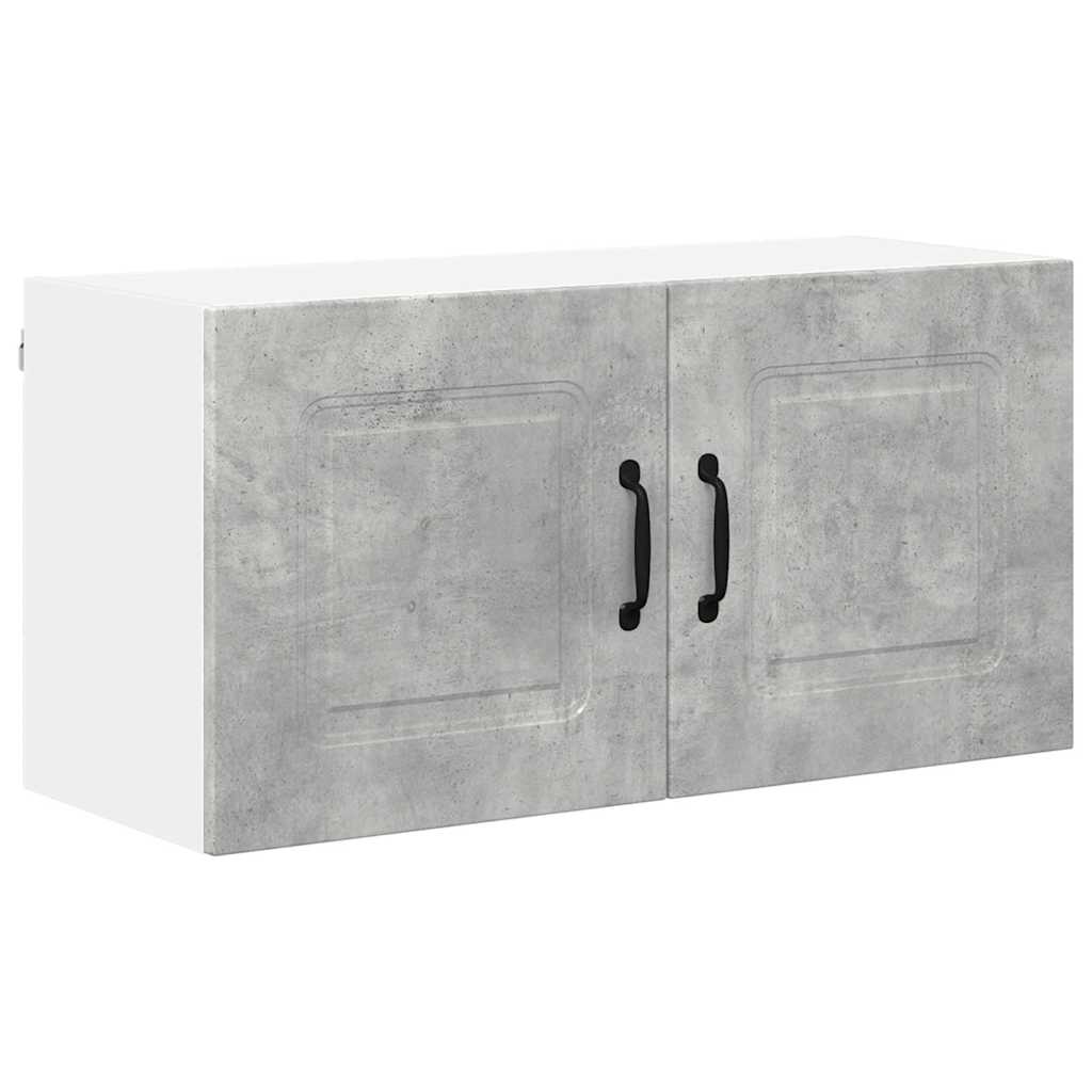 Kitchen Wall Cabinet with Shelf Concrete Grey 80 x 31 x 40 cm
