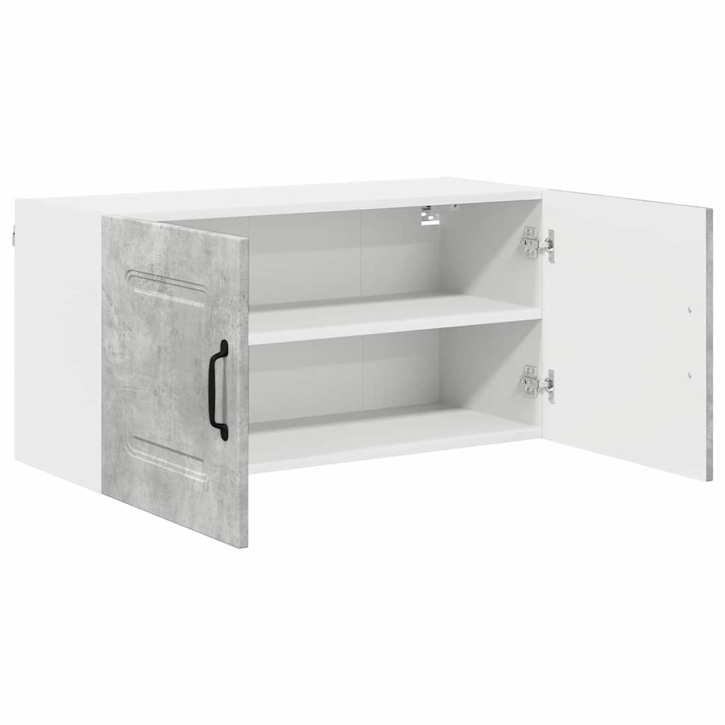 Kitchen Wall Cabinet with Shelf Concrete Grey 80 x 31 x 40 cm