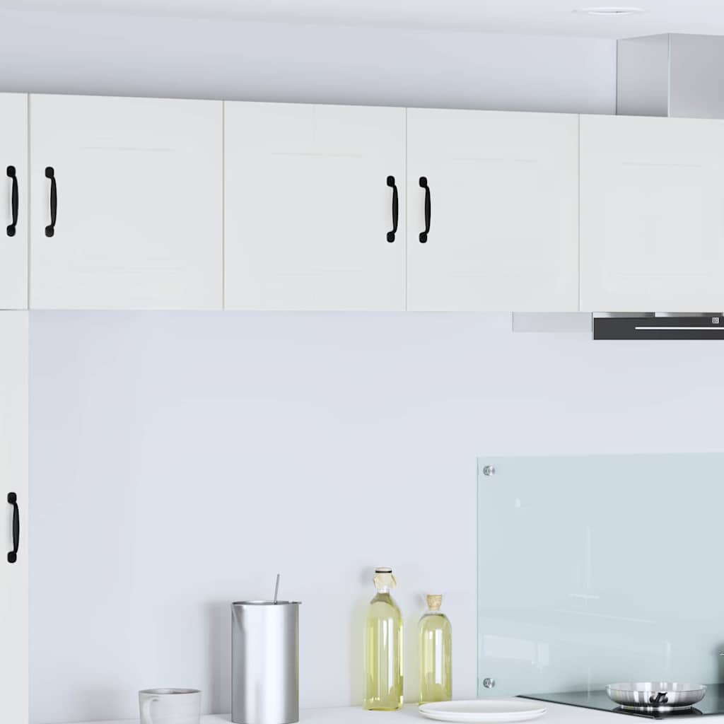 Kitchen Wall Cabinet with Door High Gloss White 80 x 31 x 40 cm