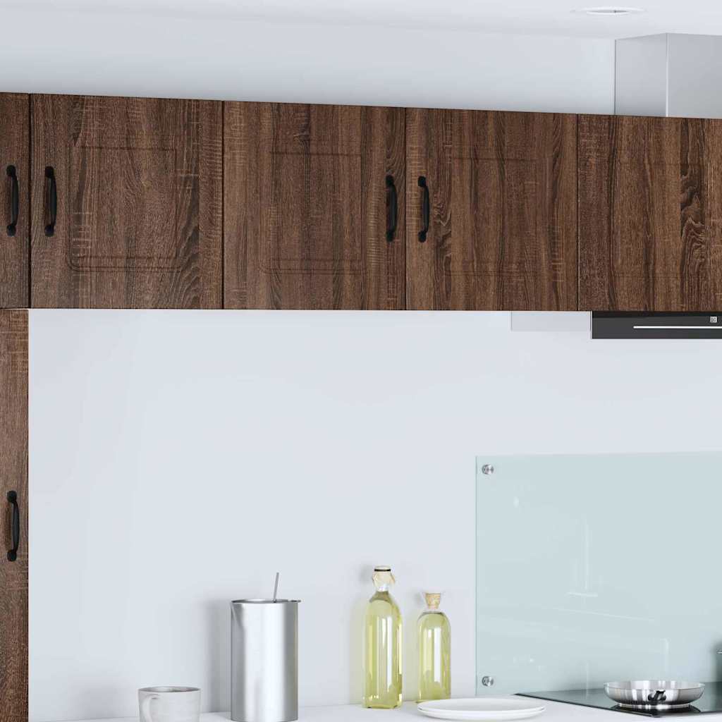 Kitchen Wall Cabinet Brown Oak 80 x 31 x 40 cm Engineered Wood