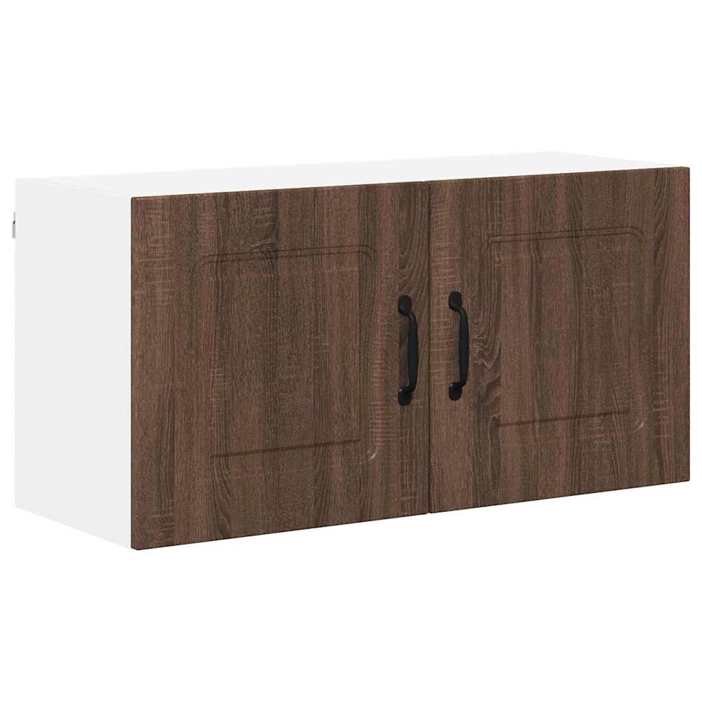 Kitchen Wall Cabinet Brown Oak 80 x 31 x 40 cm Engineered Wood