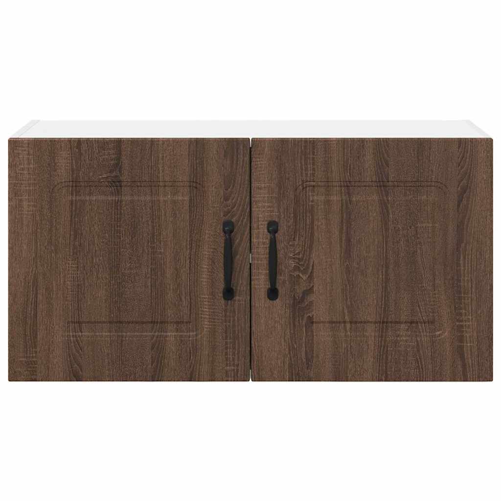 Kitchen Wall Cabinet Brown Oak 80 x 31 x 40 cm Engineered Wood
