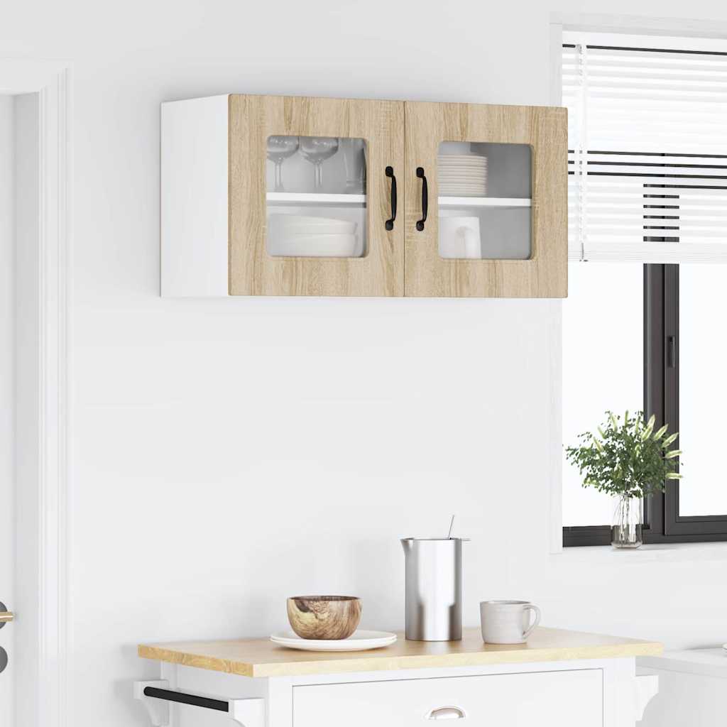 Kitchen Wall Cabinet Sonoma Oak 80 x 31 x 40 cm Engineered Wood