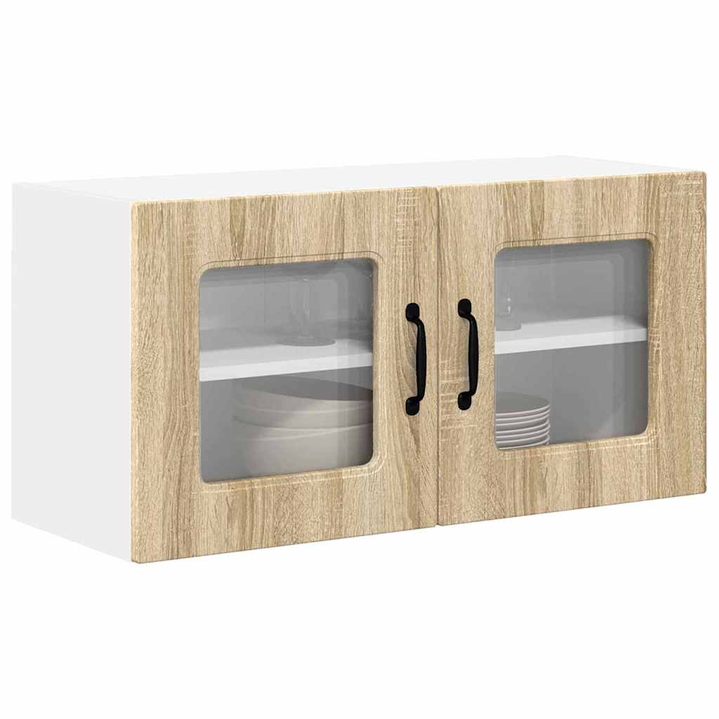 Kitchen Wall Cabinet Sonoma Oak 80 x 31 x 40 cm Engineered Wood