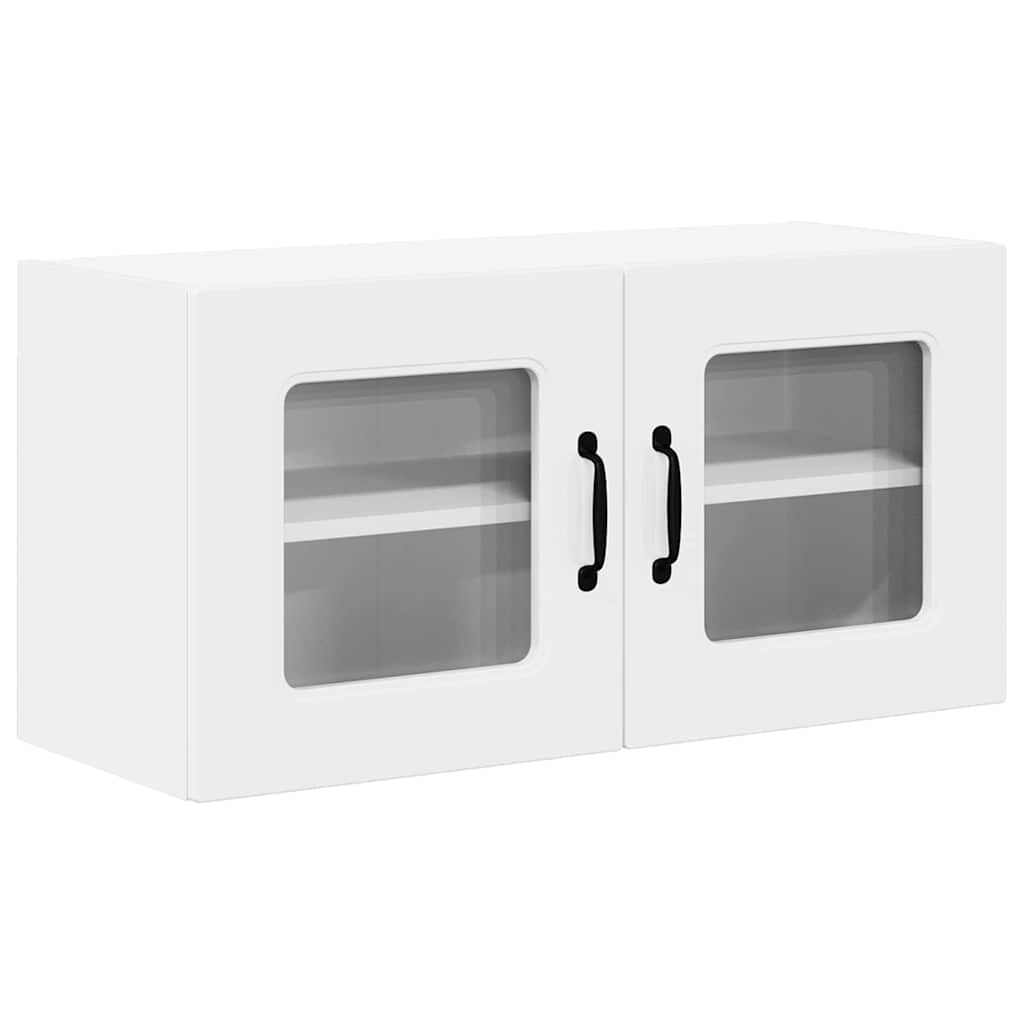 Kitchen Wall Cabinet with Door High Gloss White 80 x 31 x 40 cm