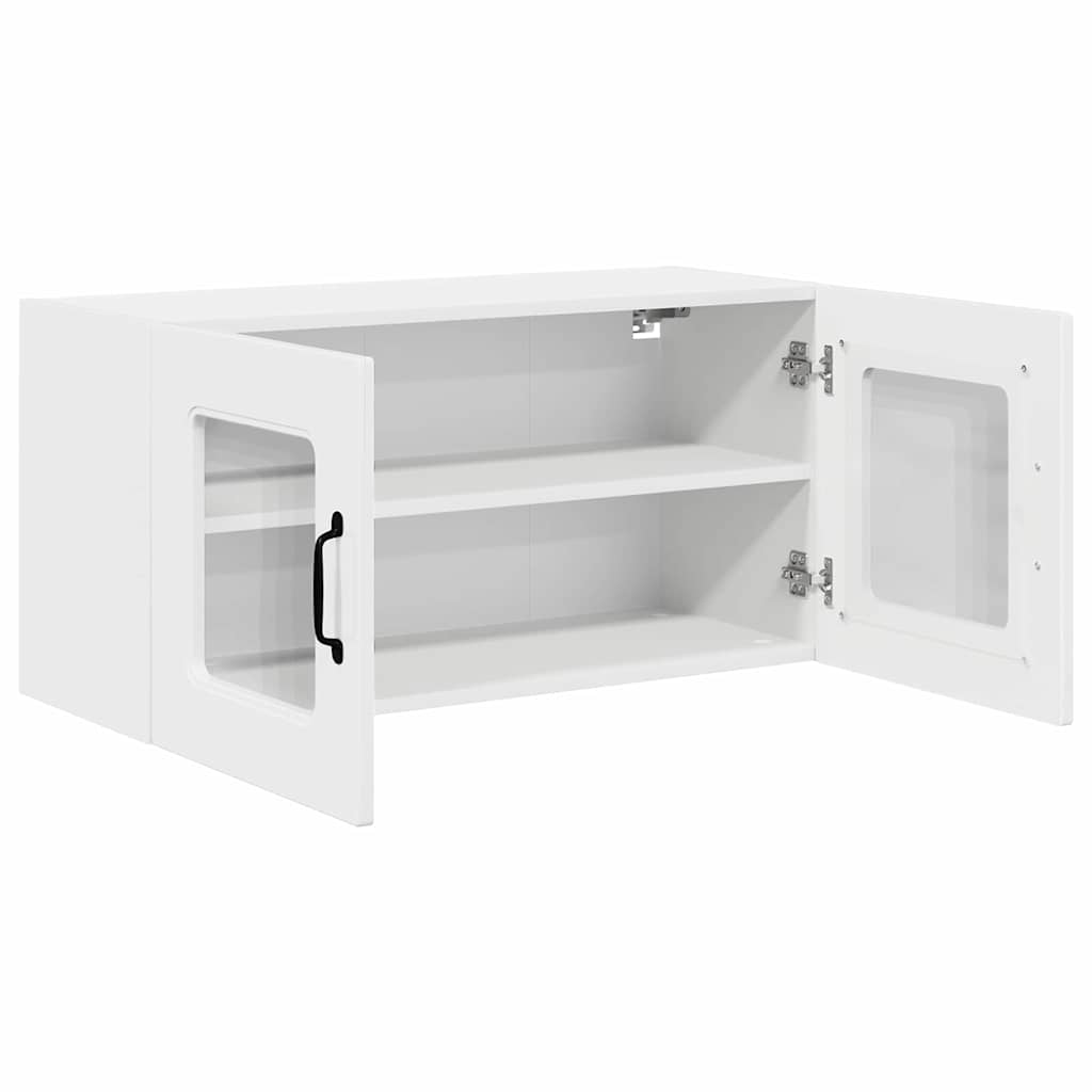 Kitchen Wall Cabinet with Door High Gloss White 80 x 31 x 40 cm