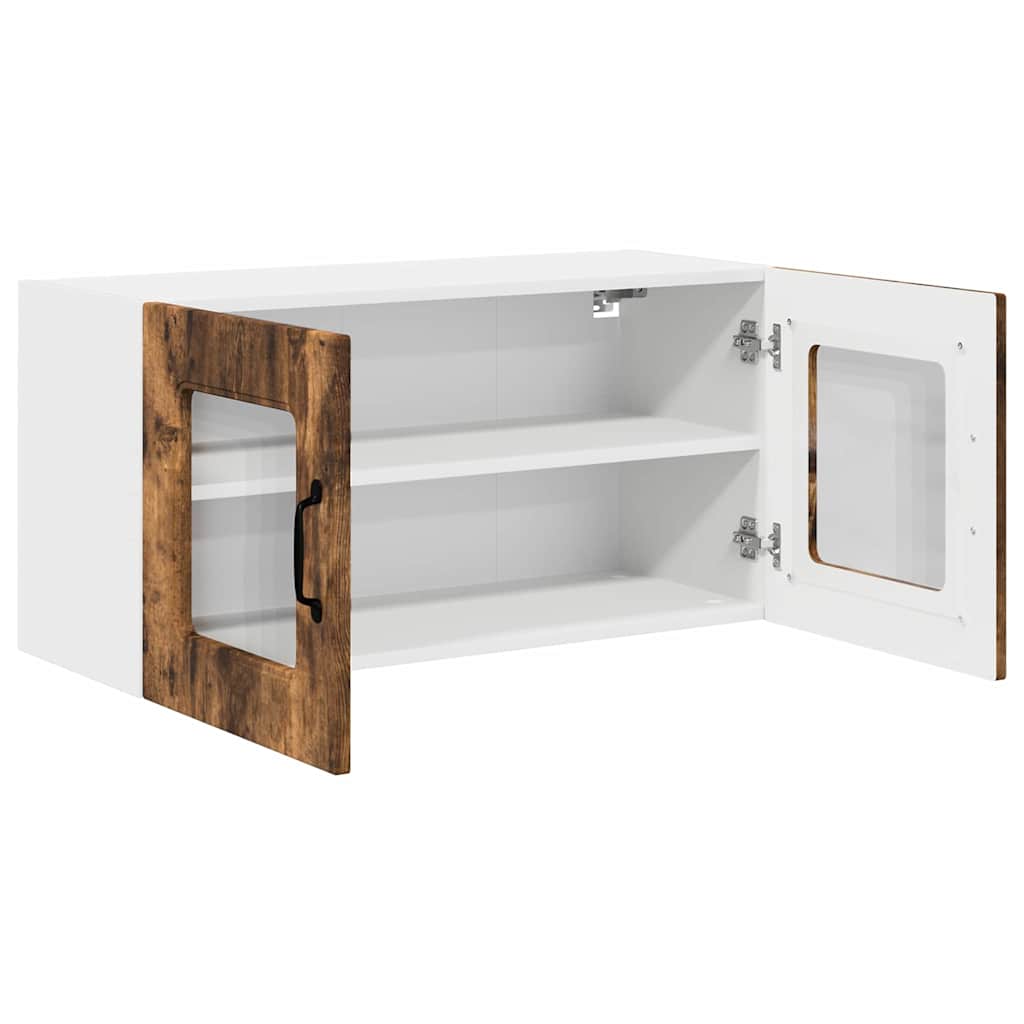 Kitchen Wall Cabinet Smoked Oak 80 x 31 x 40 cm Engineered Wood