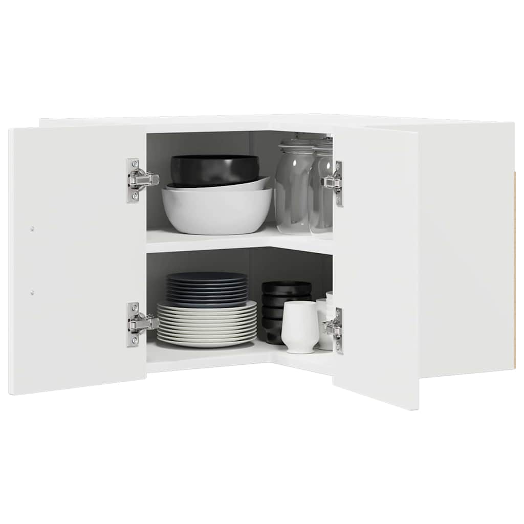 Kitchen Wall Cabinet White 57 x 57 x 40 cm Engineered Wood