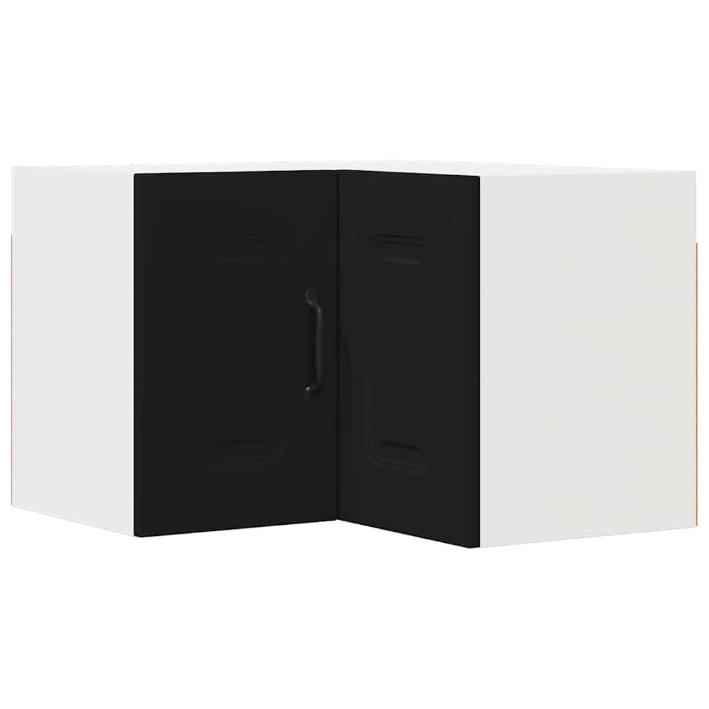 Kitchen Wall Cabinet Black 57 x 57 x 40 cm Engineered Wood
