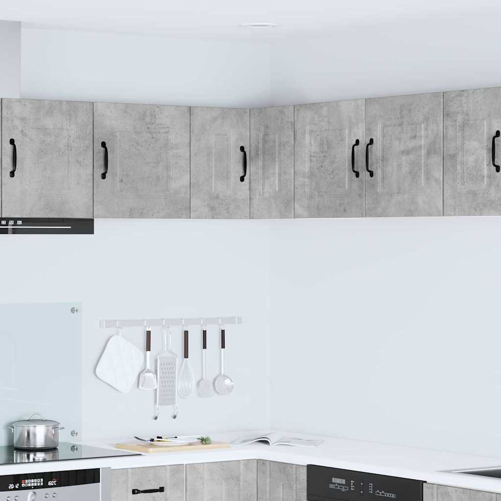 Kitchen Wall Cabinet with Shelf Concrete Grey 57 x 57 x 40 cm