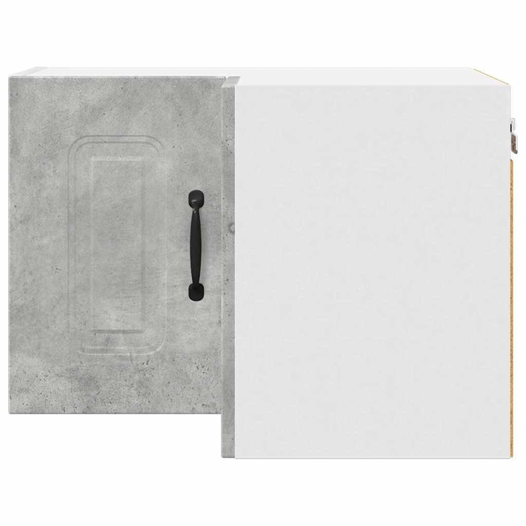 Kitchen Wall Cabinet with Shelf Concrete Grey 57 x 57 x 40 cm