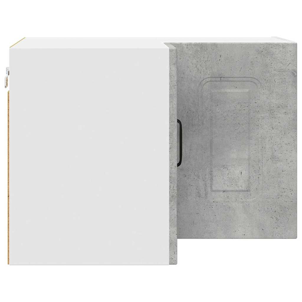 Kitchen Wall Cabinet with Shelf Concrete Grey 57 x 57 x 40 cm