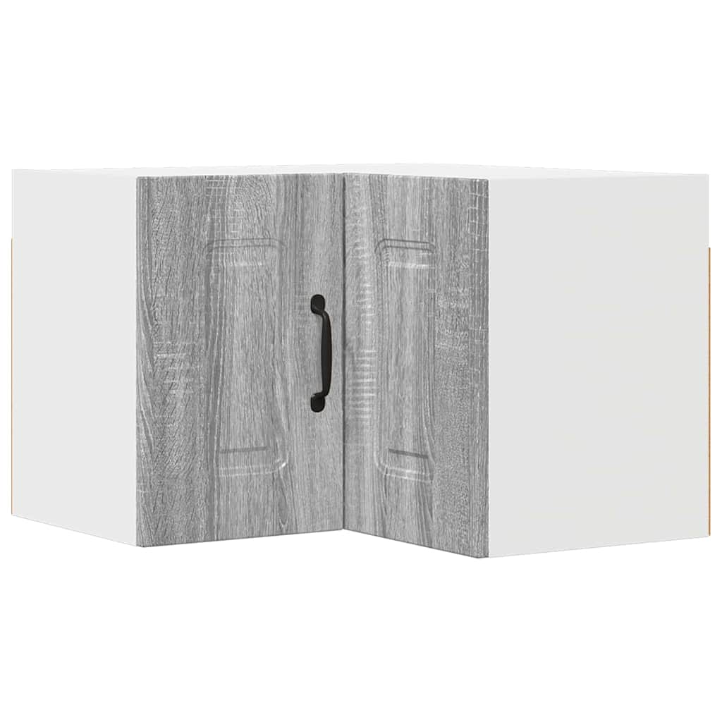 Kitchen Wall Cabinet with Shelf Grey Sonoma 57 x 57 x 40 cm