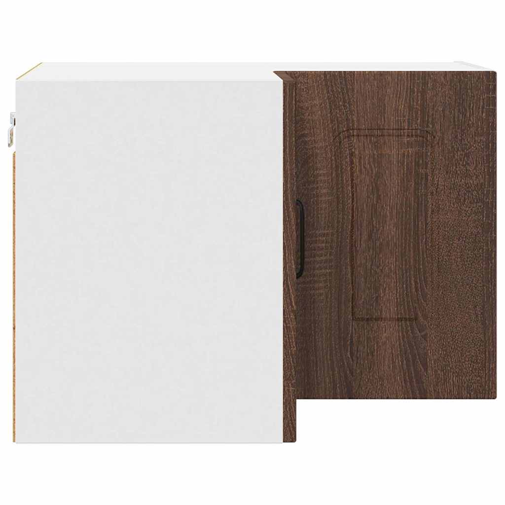 Kitchen Wall Cabinet Brown Oak 57 x 57 x 40 cm Engineered Wood