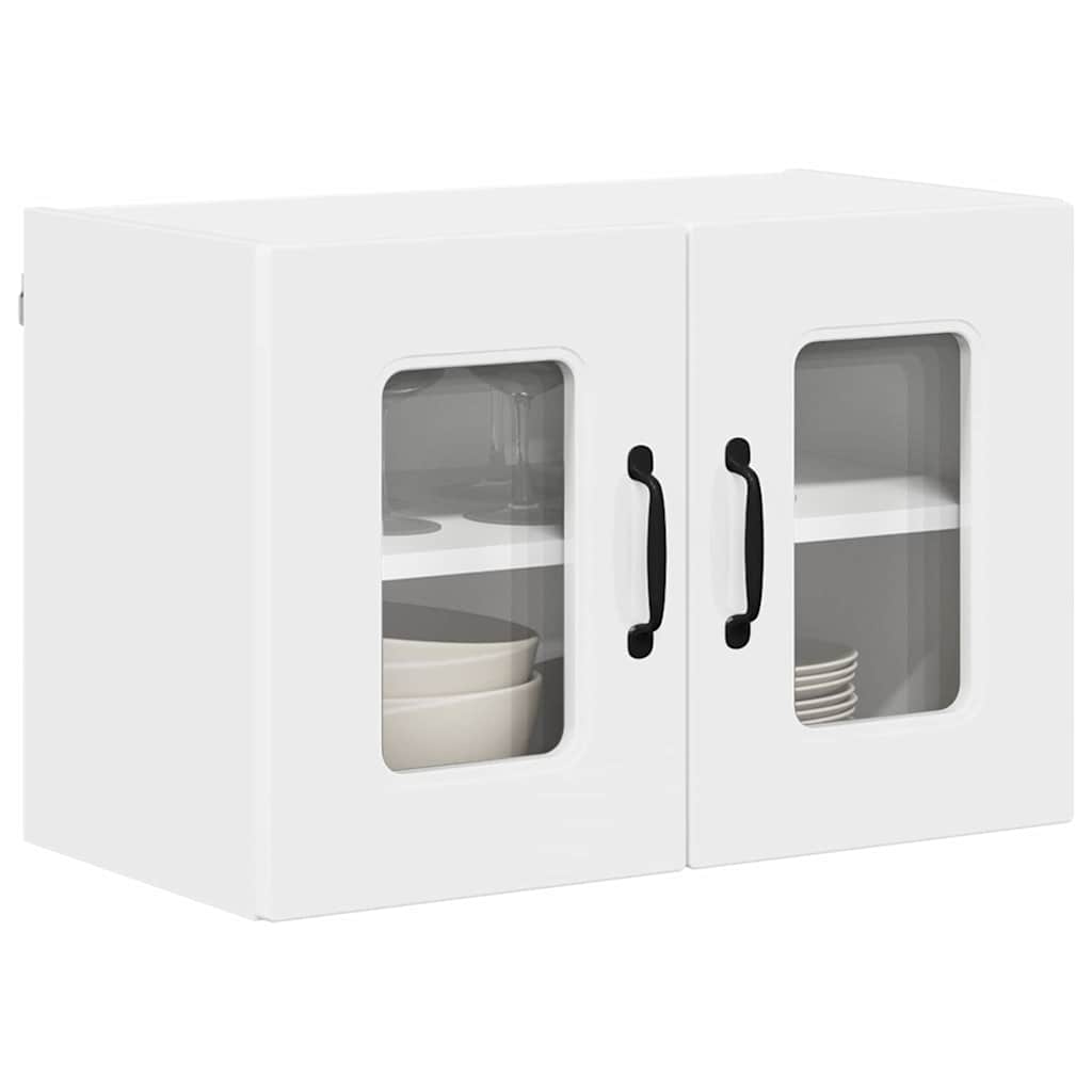 Kitchen Wall Cabinet with Door High Gloss White 60 x 31 x 40 cm