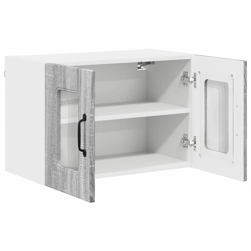 Kitchen Wall Cabinet with Shelf Grey Sonoma 60 x 31 x 40 cm
