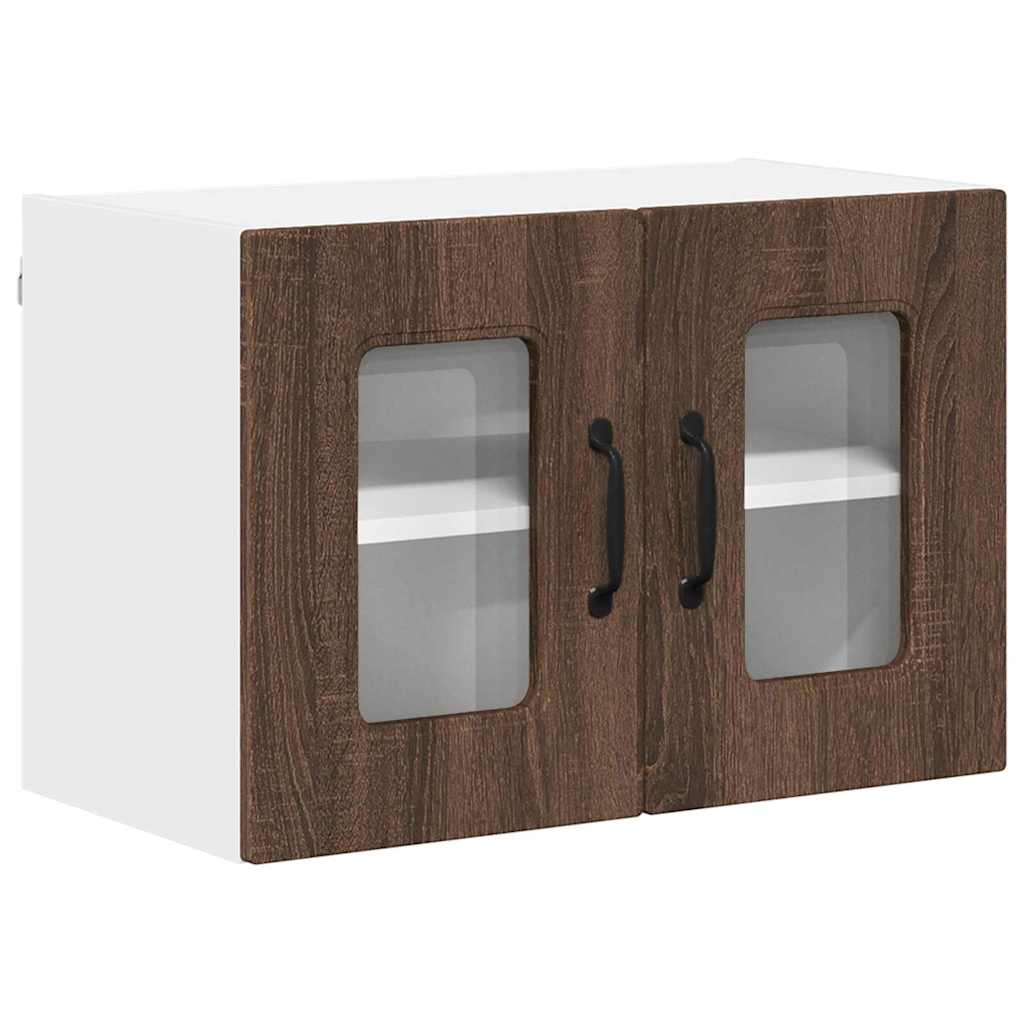 Kitchen Wall Cabinet Brown Oak 60 x 31 x 40 cm Engineered Wood