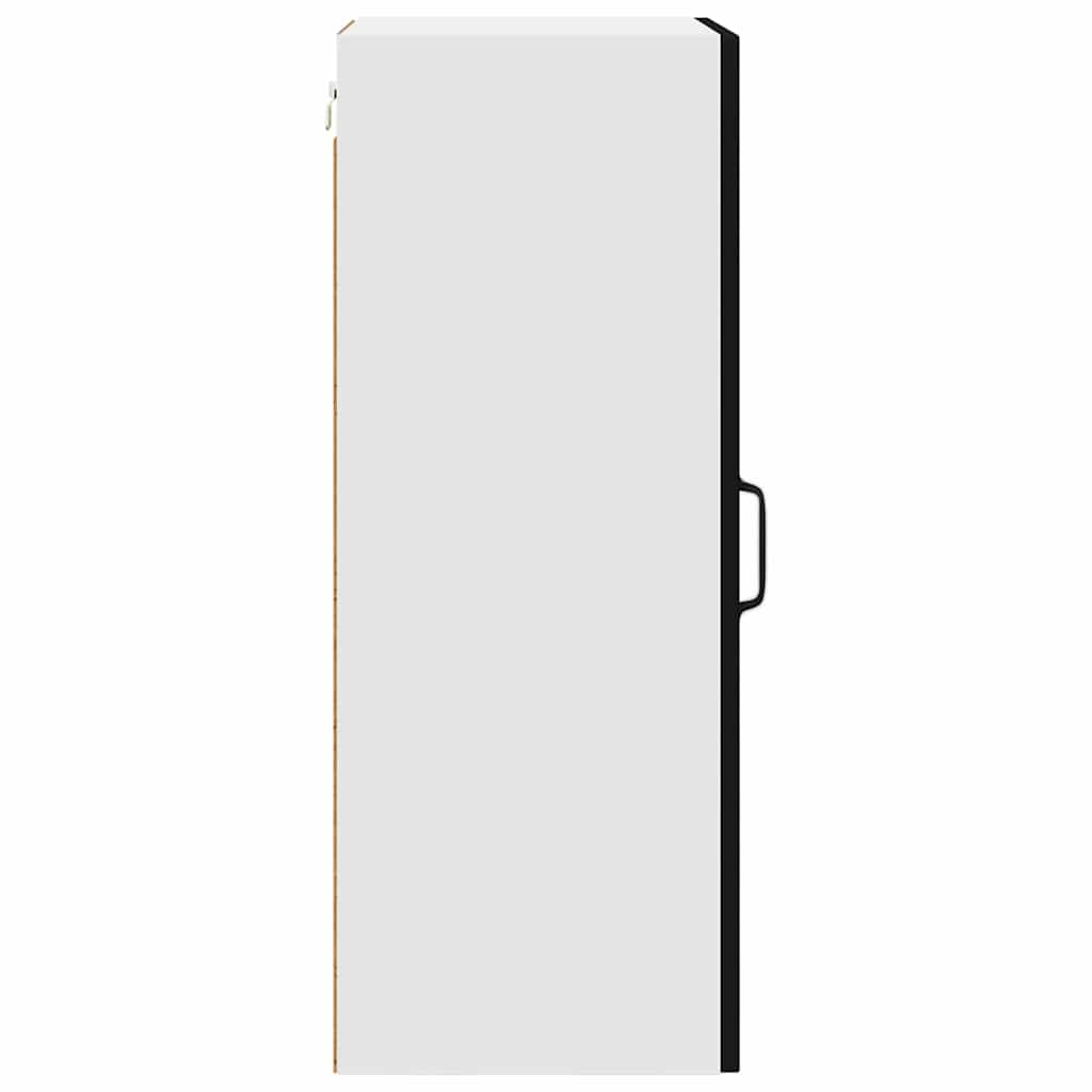 Kitchen Wall Cabinet with Shelf 2 pcs Black 40 x 31 x 80 cm