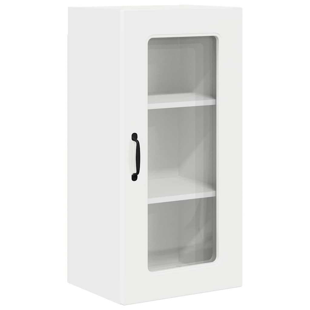 Kitchen Wall Cabinet with Door High Gloss White 40 x 31 x 80 cm