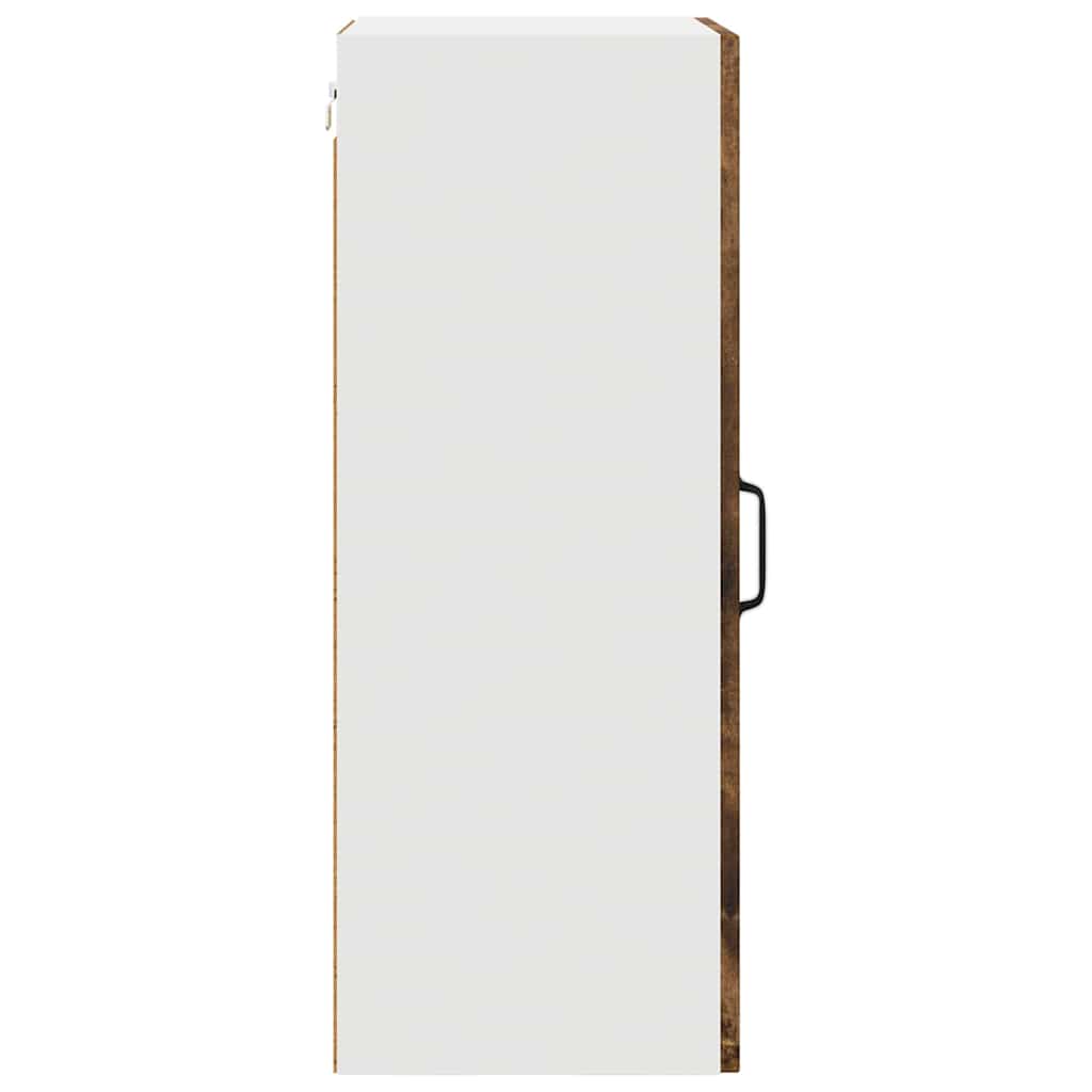 Kitchen Wall Cabinet with Door 2 pcs Smoked Oak 40 x 31 x 80 cm