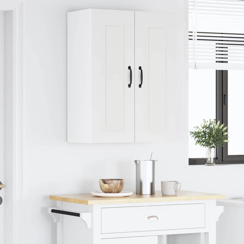 Kitchen Wall Cabinet White 30 x 31 x 80 cm Engineered Wood