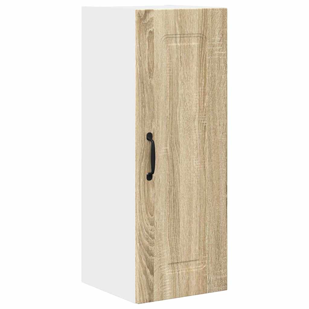 Kitchen Wall Cabinet Sonoma Oak 30 x 31 x 80 cm Engineered Wood