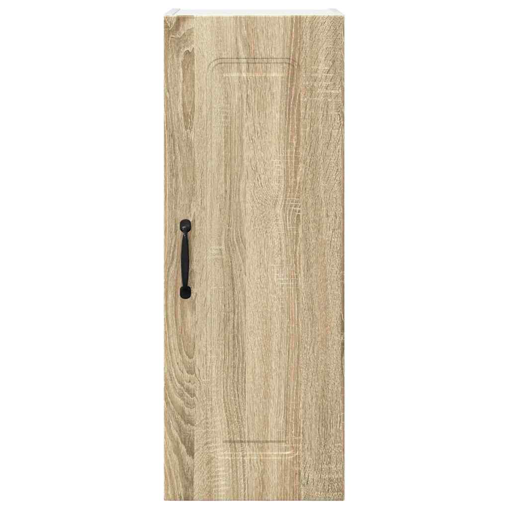 Kitchen Wall Cabinet with Door 2 pcs Sonoma Oak 30 x 31 x 80 cm