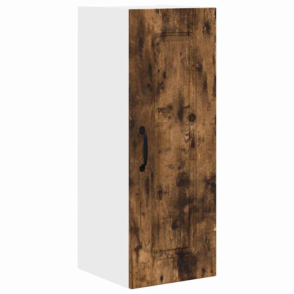 Kitchen Wall Cabinet Smoked Oak 30 x 31 x 80 cm Engineered Wood